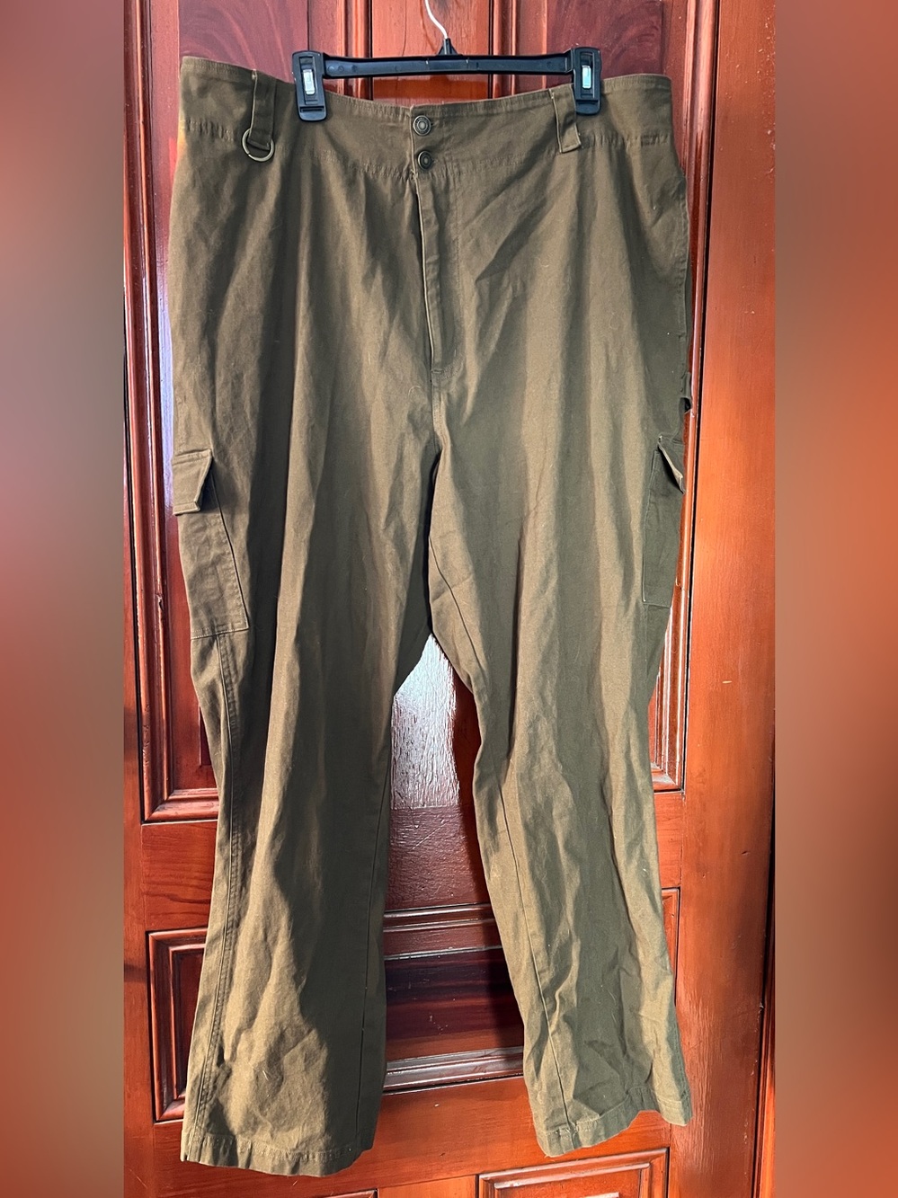 Girrlscout Sloane Cargo Pant in Olive Green plus size 3X
